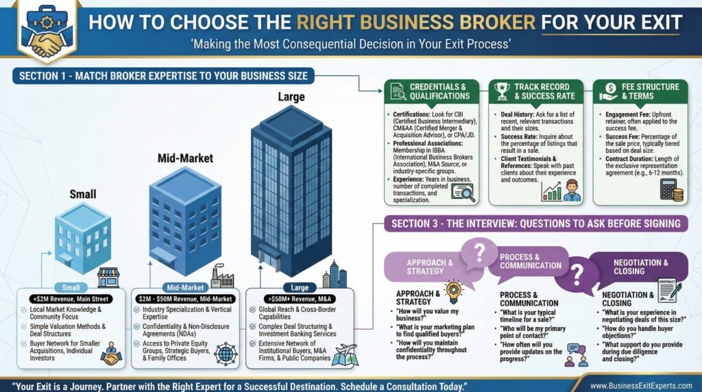 How to Choose the Right Business Broker for Your Exit