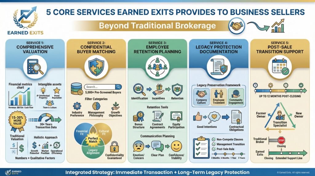 5 Core Services Earned Exits Provides to Business Sellers