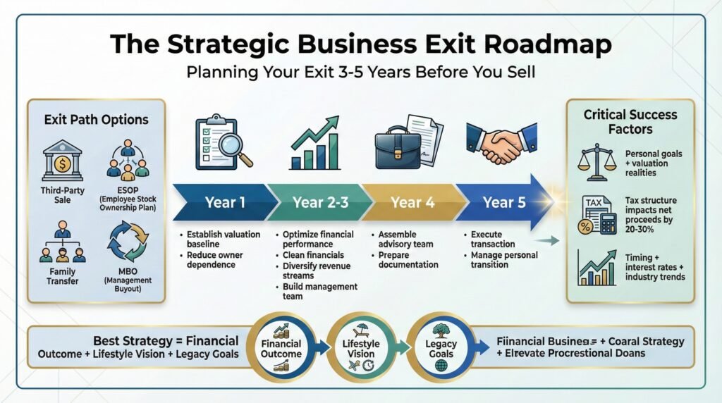 Best Business Exit Strategy Examples & 5-Year Exiting Planning Strategy