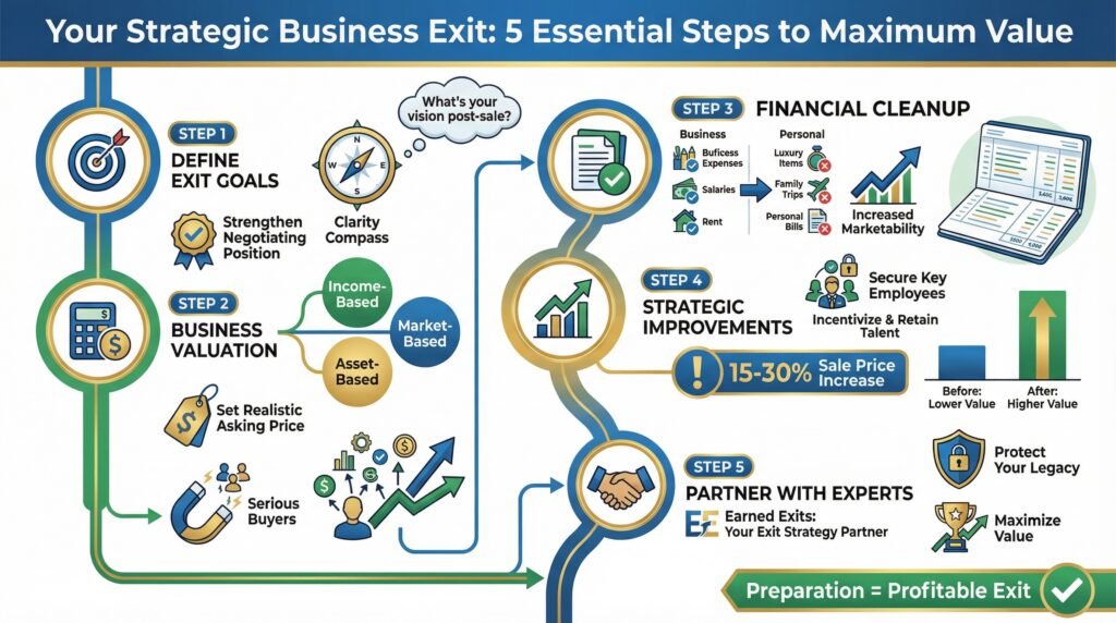 Business Selling Checklist & Steps Guide