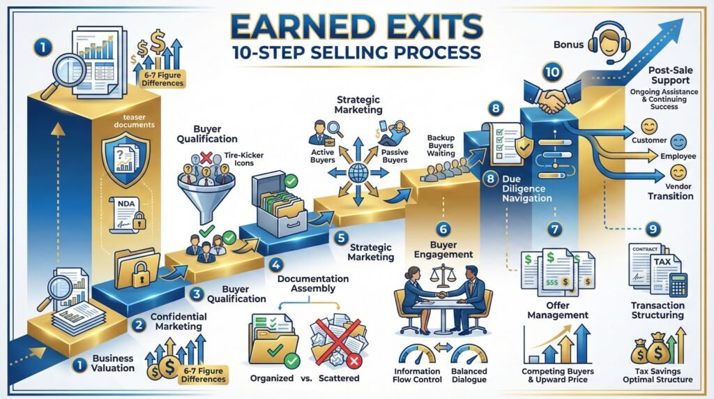 Earned Exits 10-Step Selling Process Review 2026- Effective Exit Strategies