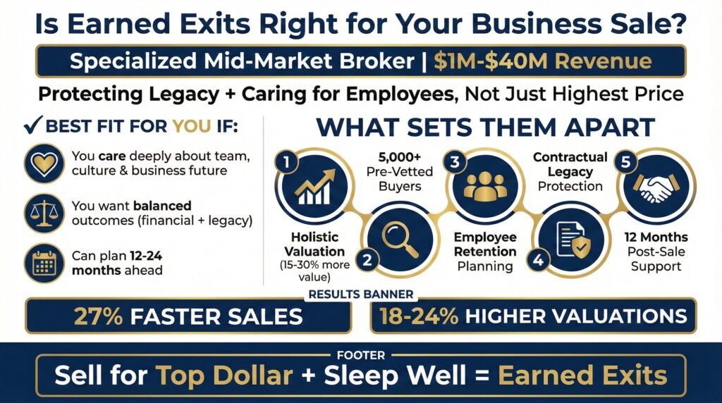 How to Know if Earned Exits is the Right Broker for Your Business Sale