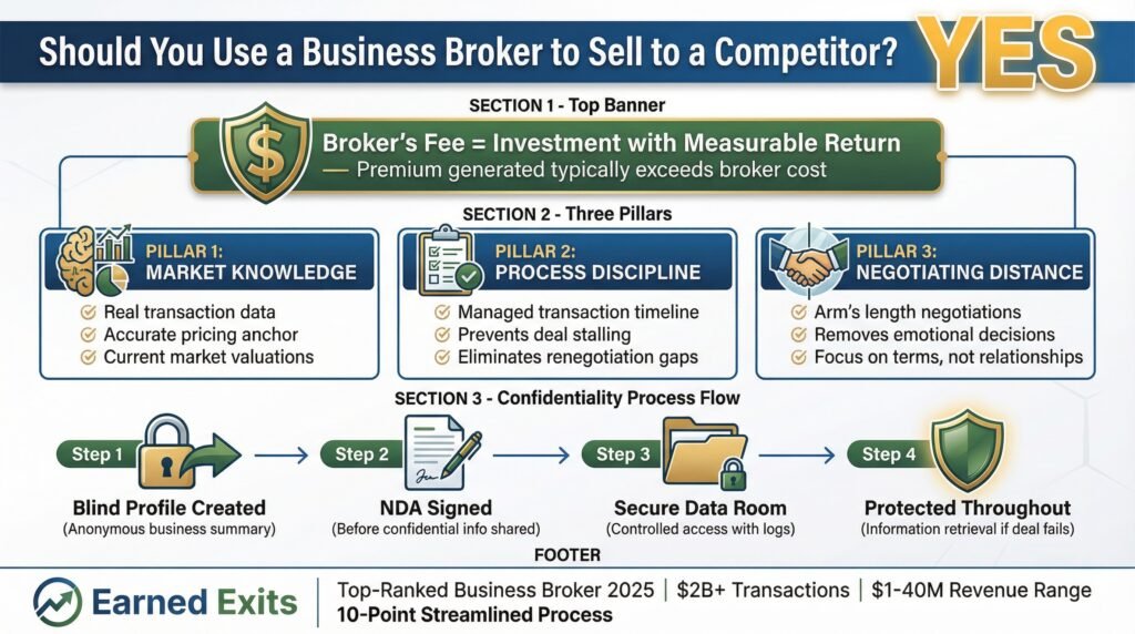 Should You Use a Business Broker to Sell to a Competitor? 