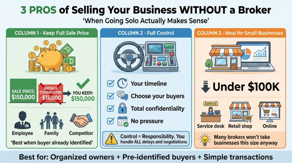The Pros of Selling Your Business Without a Broker