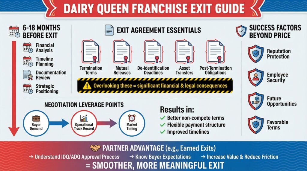 Dairy Queen Franchise Business Exit Tips, Agreement Sample & Guide