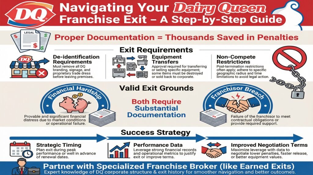 How to Navigate Your Dairy Queen's Franchise Agreement for a Smooth Exit