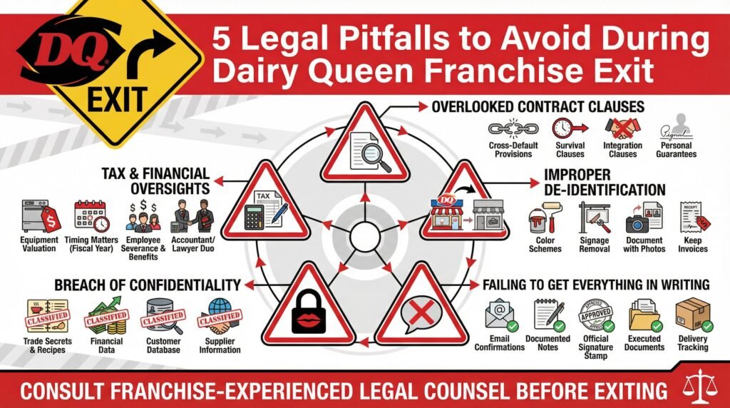 Legal Pitfalls to Avoid During Dairy Queen Franchise Exit