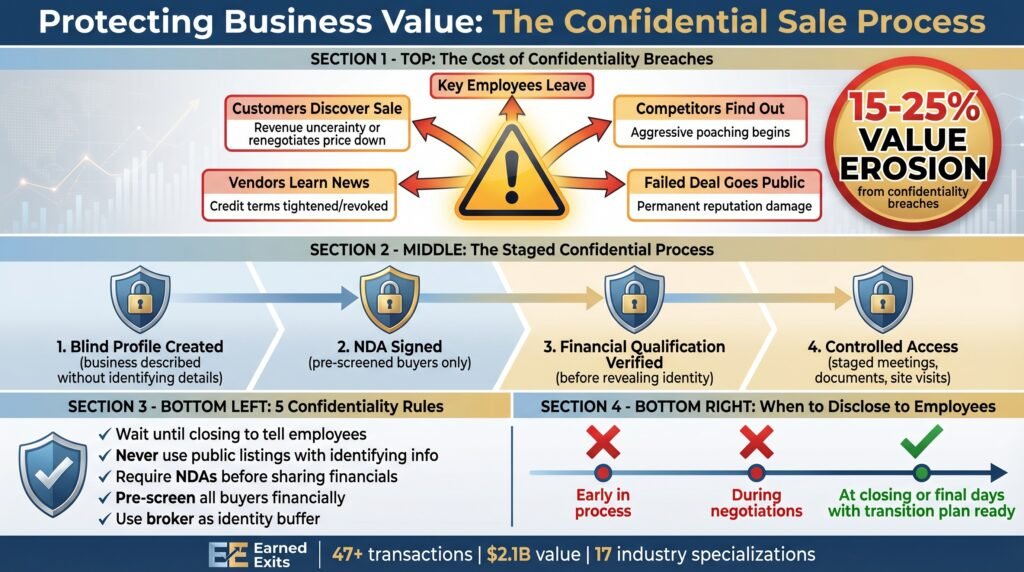 Confidentiality- How to Sell Without Employees or Competitors Finding Out