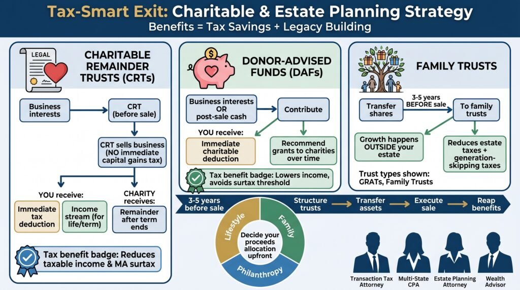 Integrate Charitable and Estate Planning Before the Sale