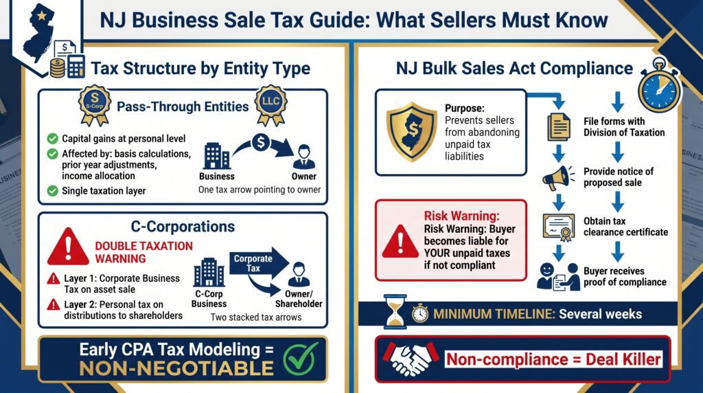 New Jersey Tax Structure and Sale Implications