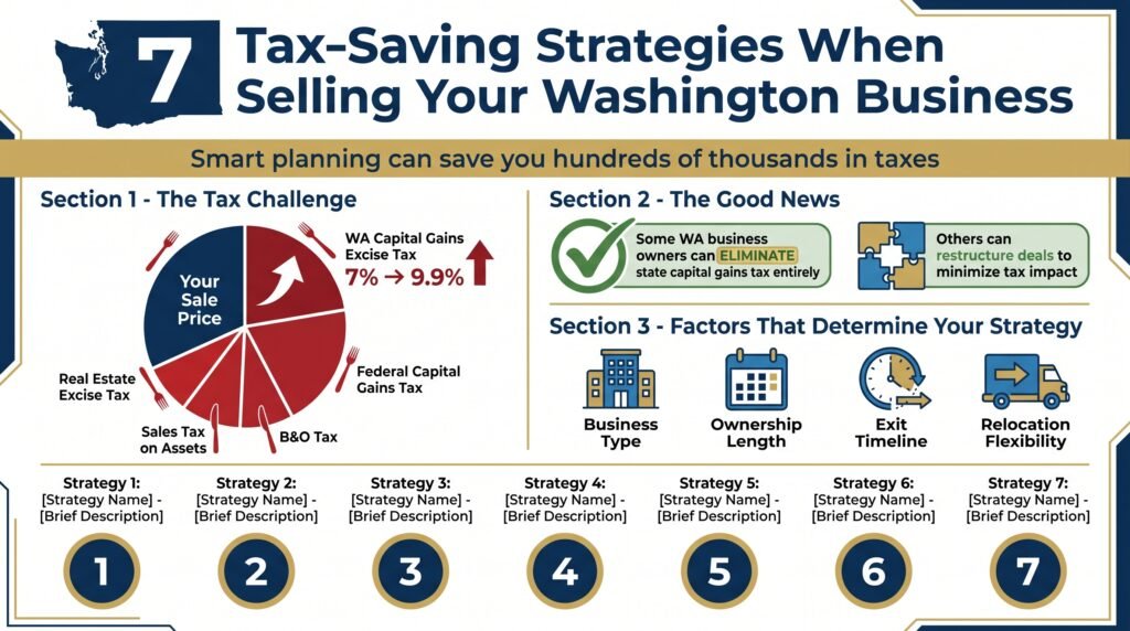 7 Tax-Saving Strategies When Selling Your Washington Business
