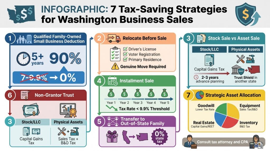 Tax-saving strategies for Washington business sales